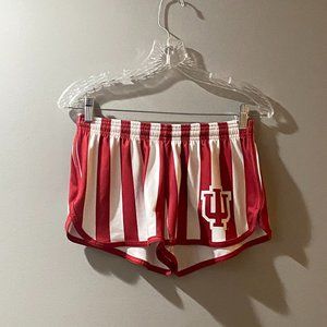 Indiana University candy striped shorts